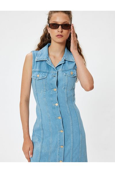 Koton Rochie albastră de damă - 4sal80034md