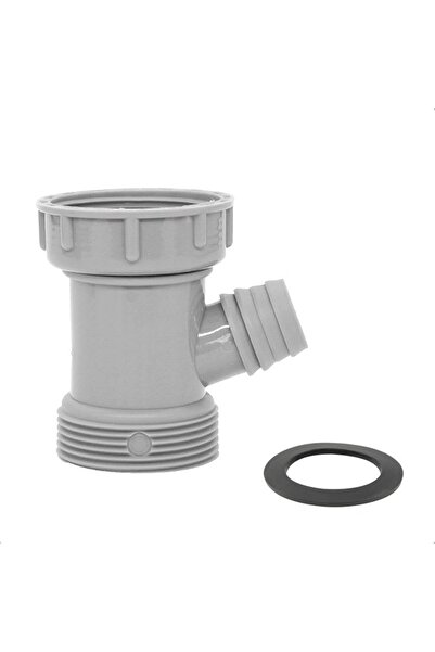 Choice Light Grey Kitchen Sink Drain Pipe Wye Adapter Y-Shaped Basin Sewer Branch Connector Female To Male