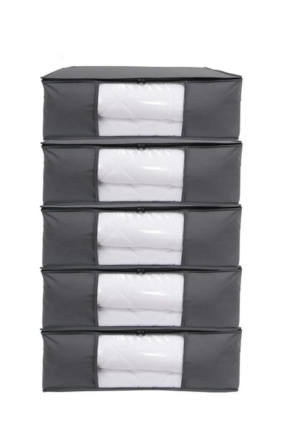 Genel Markalar 5'li 70x50x25 Cm Set Baza Altı Düzenleyici Pencereli Büyük Boy...