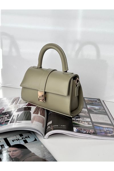 mèche atelier since 2024 Geantă de mână și de umăr pentru femei Mint Green - Buric