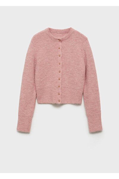 MANGO Woman Jewel Buttoned Knitwear Cardigan