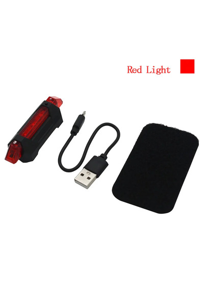 choice2 ضوء LED أحمر قابل لإعادة الشحن عبر منفذ USB، مقاوم للماء، للتدريب على...