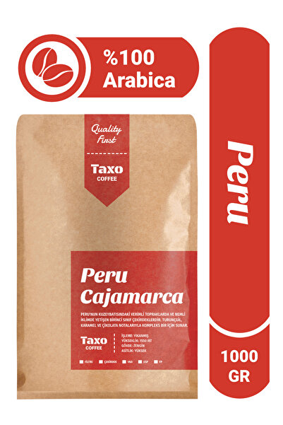 Taxo Coffee Peru Cajamarca 1kg Filtre Kahve