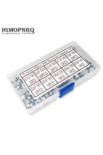 Choice 165PCS SMD Aluminum Electrolytic Capacitor Assorted Kit Set Samples Ki...