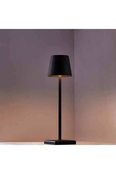 Choice 0-5W Black 3 Color Temperature LED Eye Protection Table Lamp Stepless Dimming Touch Control Recharge