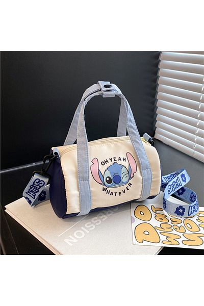 Choice Stitch Anime Canvas Bucket Bag Kawaii Cartoon Kuromi Cinnamoroll Lotso Casual Crossbody Bag Cute ...
