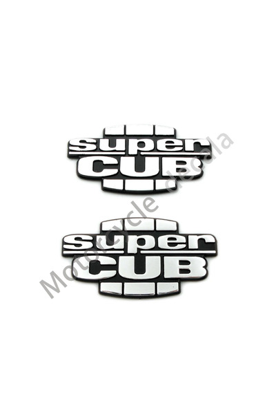 Choice 2pcs For Honda Super CUB C70 90 110 C125 1 Pair Motorcycle Fuel Gas Tank 3D Plastic Supercub Emblem