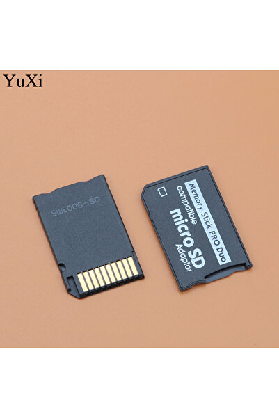 Choice قطعتان من محول بطاقة الذاكرة لجهاز PSP، محول بطاقة ذاكرة Micro SD إلى Memory Stick لجهاز PSP، سعة بطاقة Micro SD 1 ميجابايت - 1