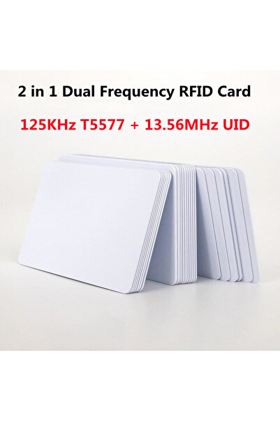 Choice 5pcs IC+ID UID Rewritable Composite Key Cards Keyfob Dual Chip Frequen...