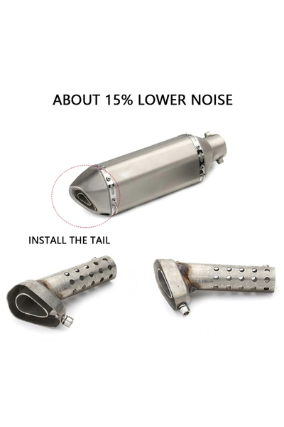 Choice Type A Universal Front Mid End Catalyst DB Killer for Motorcycle Exhau...