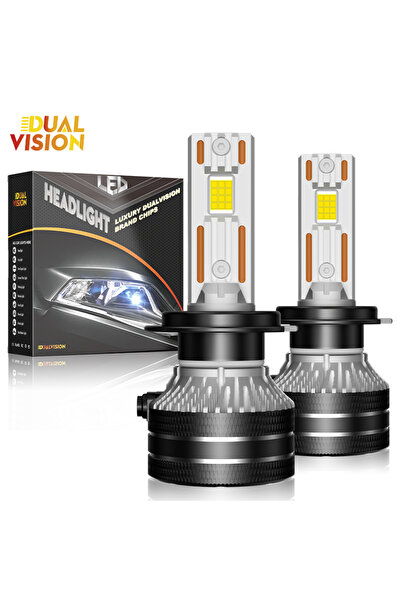 Choice1 مصابيح أمامية H1 بيضاء باردة 6000 كلفن، مصابيح أمامية H7 LED بقوة 300...