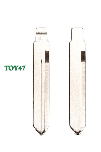 Choice jingyuqin 10pcs Remote Control Car Key Toy47 Blade For Toyota Corolla Flip KD Uncut Blank