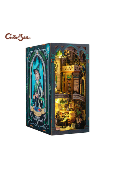 Choice ركن الكتب المظلم من كيوتبي، رف كتب داخلي، أحجية خشبية ثلاثية الأبعاد م...