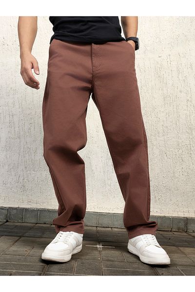 Hubberholme By Styli Mid Rise Relaxed Fit Pants with Pockets