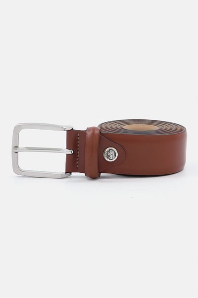 Timberland Men Leather Belt, Brown