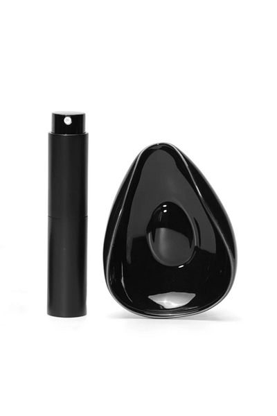 Choice Black Set Of 2 Coffee Bean Ingredient Cup Spray Bottle Set Coffee Or Tea Ceramic Ingredient Containe