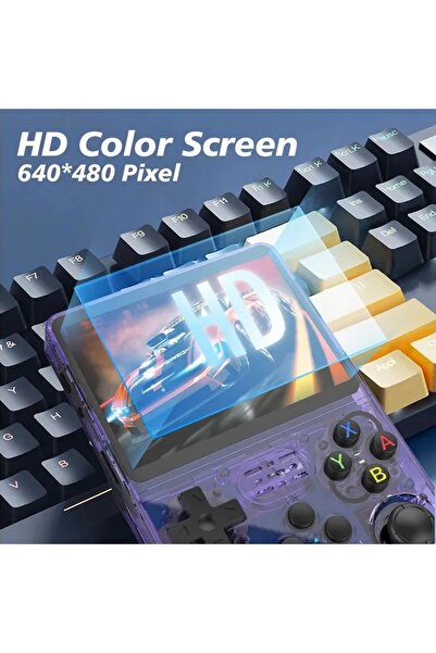 yydzkj Open Source R36S Retro Handheld Video Game Console Linux System 3.5 Inch IPS Screen Portable Pock...