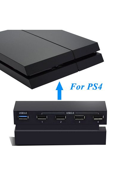 Choice 5 منافذ USB HUB عالية السرعة محول إدراج مقرنة متوافقة مع PS4