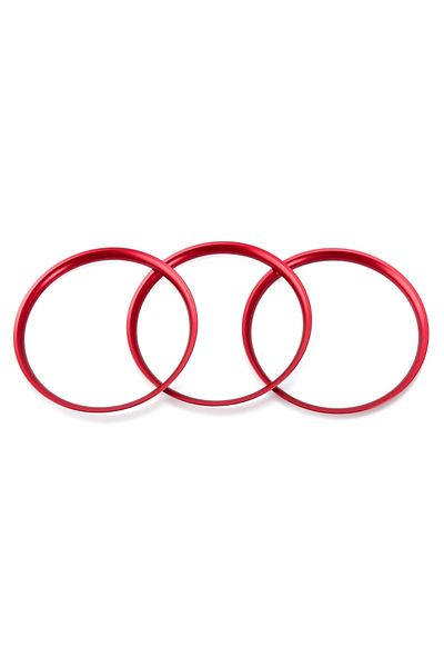 Choice Red Car Air Conditioner Ac Vent Outlet Ring Trim For Mazda Mx-5 Mx5 Mazda 2 Cx-3 Cx3 Rf Nd Car Acce
