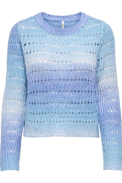 ONLY Light Blue Onlcala Ls O-Neck Cc Knt 15324280