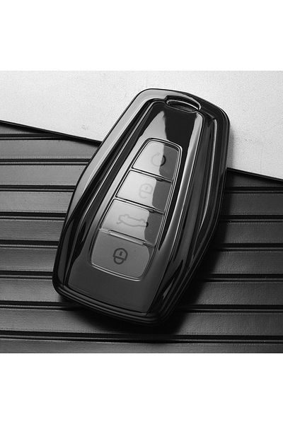 Ritimsso Transparent Black Tpu Car Remote Key Case Cover Holder Shell For Geely Emgrand X7 Ex7 Coolray 2019-
