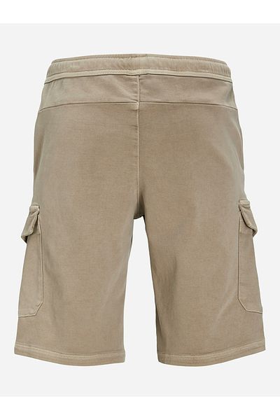 Jack & Jones Solid Cargo Shorts with Drawstring