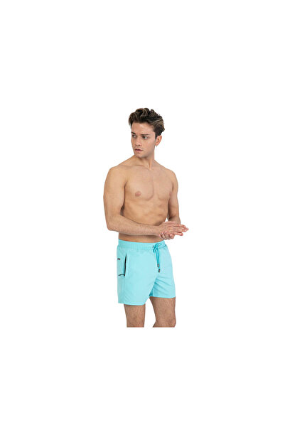 Miami Beach Blue Men's Shorts Swimsuit - 301-Mint-Duz-Men-Sort