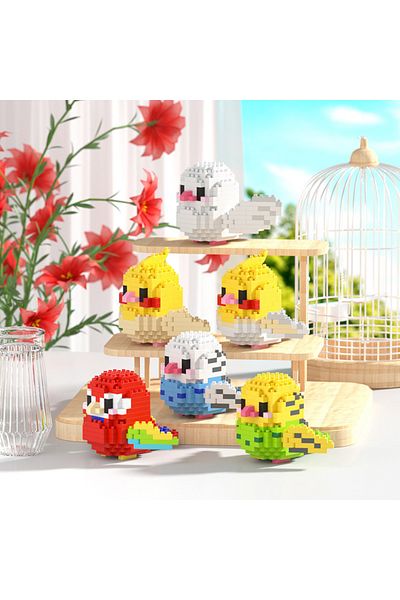 Choice Kawaii Cute Bird Small Building Blocks Building Set Creative Educational Building Toys For Boys G...