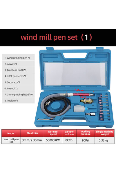 Choice MB111 HIFESON Pneumatic Sanding Pen Air Die Grinder Kits Mini Polishin...