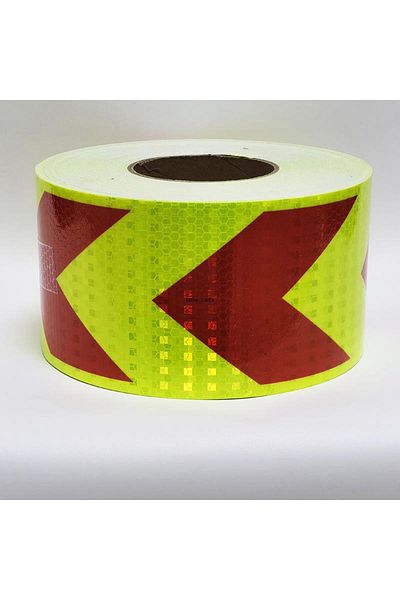 Choice Fluorescent-red A High Intensity Reflective Stickers Waterproof Strip Fluorescent Yellow-red 10cm*5m