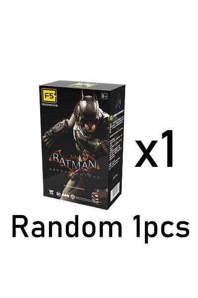 Choice 1pcs New F5 Batman Arkham Knight Assembled Model Blind Box 7style 10cm Action Figures Collection Hob