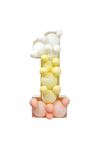Choice 93cm 1 93 Giant Birthday Figure 0-9 Balloon Filling Box 18th Birthday ...