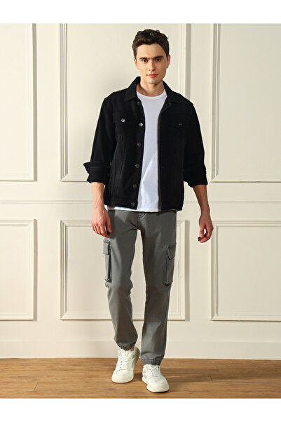 Dennis Lingo By Styli Regular Fit Cargo Joggers with Elastic Cuffed