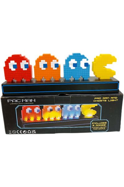 Choice Dou Dou Led Game Pixel Icon Night Light 3d Illusion Led Ghost Lamp Visual Action Figure Model Voice