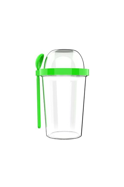 zweikell كبسولة خضراء خالية من مادة BPA سعة 550 مل لحمل الطعام