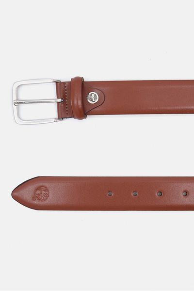 Timberland Men Leather Belt, Brown