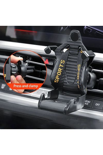 Choice Racing Seat Design Car Phone Holder Mount Stand Suction Cup Smartphone Mobile Cell Support in Car...