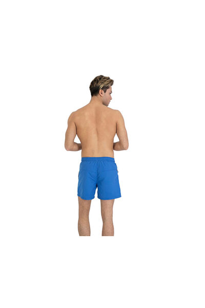 Miami Beach Men's Sort Swimsuit - 301 Saks Plain, Blue, Men's Shorts