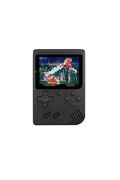 Choice1 Black 2.4 Inch LCD Screen Retro Video Game Console Built-in 400 In Handheld Portable Game Console Ch