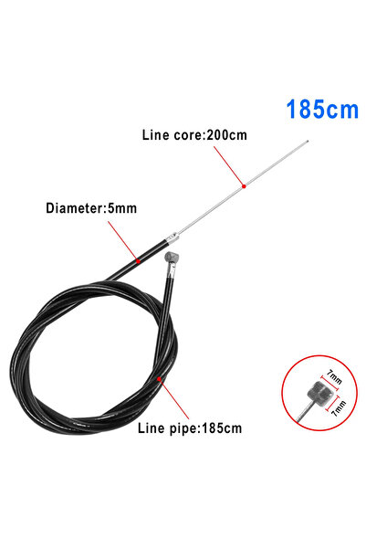 Choice كابل خط فرامل العجلة الخلفية الأمامية والخلفية، سلك خطوط فرامل العجلة ...