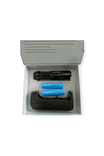 efmues Mor ışıklı el feneri onelight marka UV ışıklı fener şarjlı mor ışık