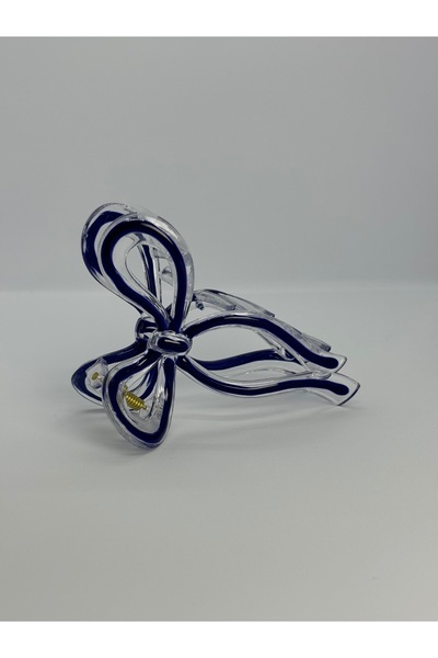 Uzak Işıklar Women's Large Size Transparent Ekay Bow Buckle