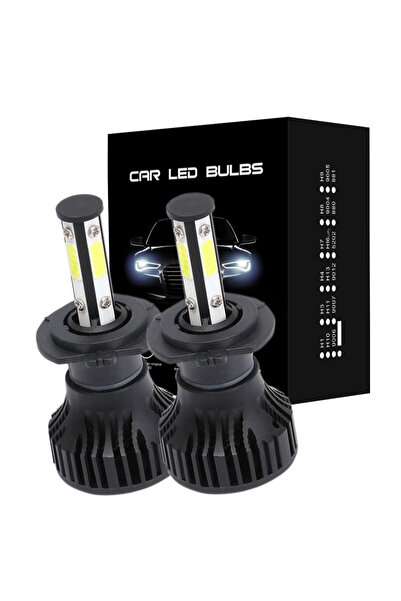 Choice H7 أبيض بارد قطعتين 16000 لومن 50 واط H4 H8 H9 9004 9007 شعاع عالي/منخ...