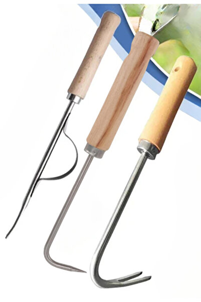 Choice3 3 قطعة من الفولاذ المقاوم للصدأ أداة إزالة الأعشاب اليدوية للحدائق أد...