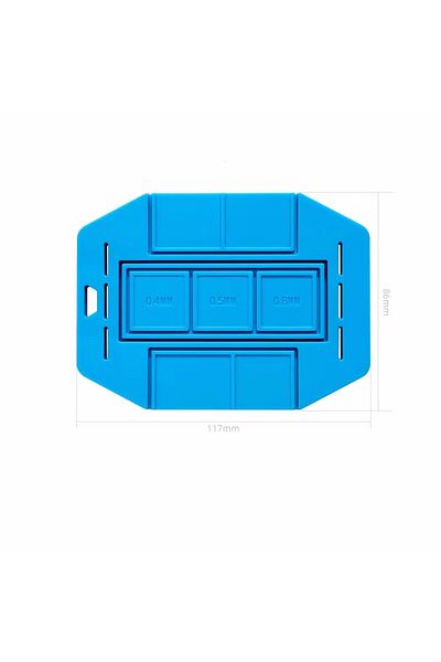 Choice As Show Bga Silicone Pad Insulation Mat Universal Bga Stencil Magnetic Base For Cpu Ic Chip Solderin