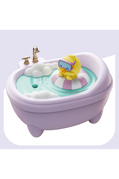 DUTRIEUX مرطب هواء حوض الاستحمام الأرجواني مع رذاذ ترطيب صغير، موزع عطري USB صامت لغرفة النوم،