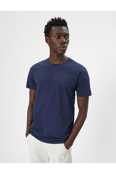 Koton Strechy Slim Fit Βαμβακερό κοντομάνικο T-shirt