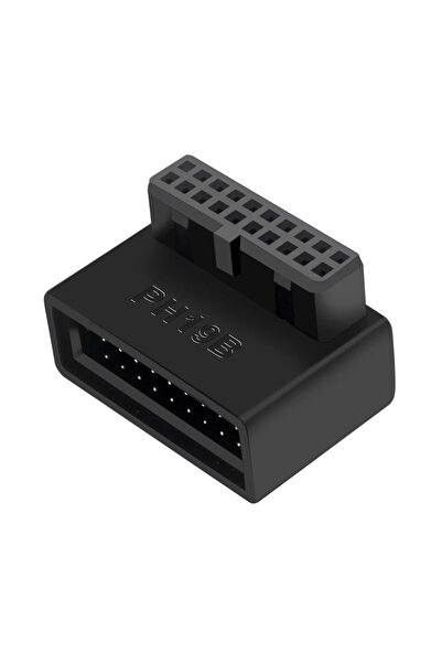 Choice محول تمديد USB 3.0 PH19B ذو 19/20 سنًا من ذكر إلى أنثى بزاوية 90 درجة ...