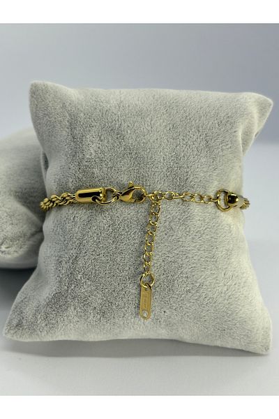 Uzak Işıklar Knitted Steel Bracelet