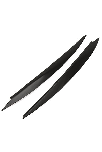 Choice black Car Headlight Eyebrow Eyelid Cover Trim ABS Carbon Fiber Eye-cat...